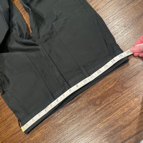 NWT J.Crew Women's Sz 26 Black Camp-Pocket Wide-Leg Pant Relaxed Utility CI936 - Picture 7 of 12